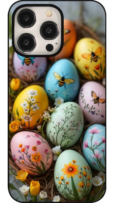 Coque iPhone 15 Pro Max - Easter 2026 Eggs with bees