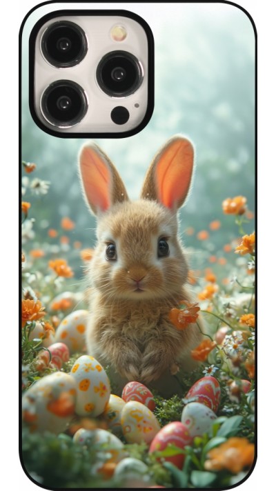 Coque iPhone 15 Pro Max - Easter 2026 Rabbit in the garden