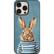 Coque iPhone 15 Pro Max - Easter 2026 Rabbit navy
