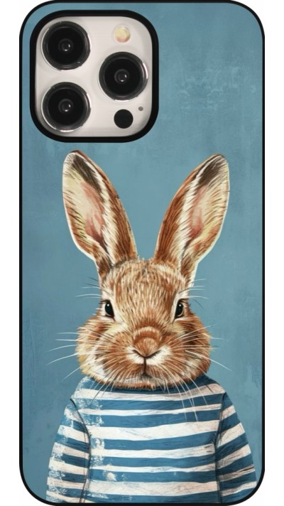 Coque iPhone 15 Pro Max - Easter 2026 Rabbit navy