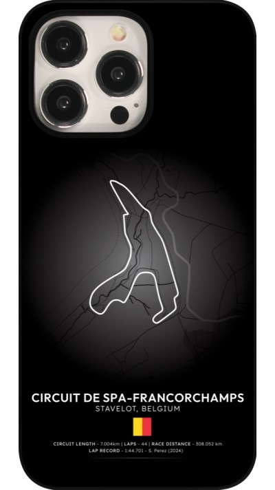 Coque iPhone 15 Pro Max - F1 Track 2025 Belgium