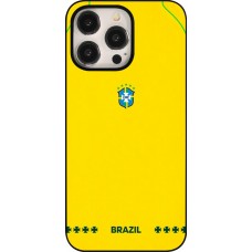 Coque iPhone 15 Pro Max - Maillot de football Bresil 2026 personnalisable