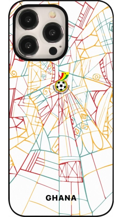 Coque iPhone 15 Pro Max - Maillot de football Ghana 2026 personnalisable