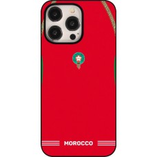 Coque iPhone 15 Pro Max - Maillot de football Maroc 2026 personnalisable