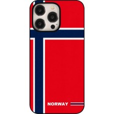Coque iPhone 15 Pro Max - Maillot de football Norvège 2026 personnalisable