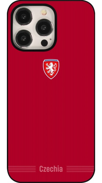 Coque iPhone 15 Pro Max - Maillot de football Répuplique Tchèque 2026 personnalisable