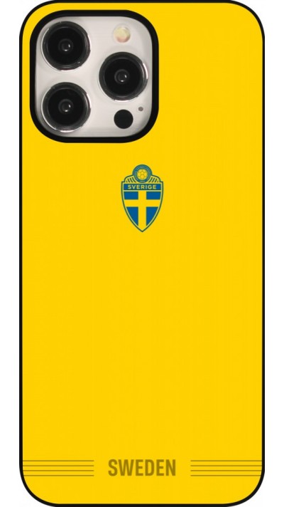 Coque iPhone 15 Pro Max - Maillot de football Suède 2026 personnalisable