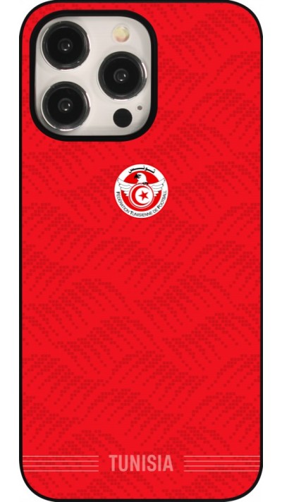 Coque iPhone 15 Pro Max - Maillot de football Tunisie 2026 personnalisable