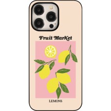 Coque iPhone 15 Pro Max - Fruit market lemons 2026