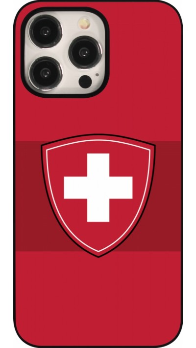 Coque iPhone 15 Pro Max - Hockey World Championship Ecusson Suisse