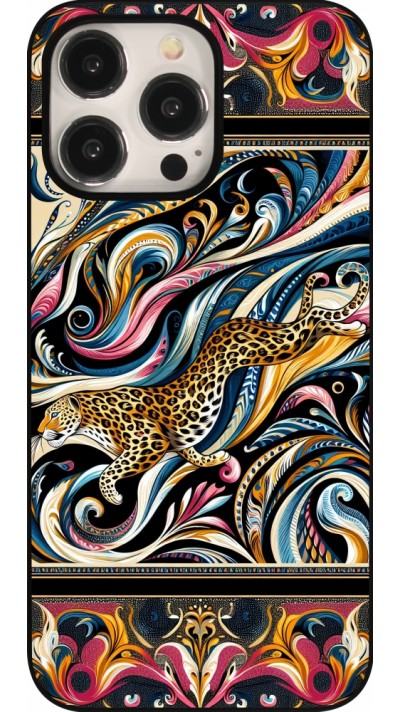 iPhone 15 Pro Max Case Hülle - Leopard Abstrakte Kunst