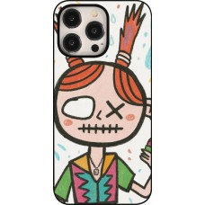 Coque iPhone 15 Pro Max - Little Girl Sketch