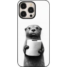 Coque iPhone 15 Pro Max - Loutre papier de toilette