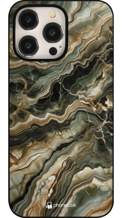 Coque iPhone 15 Pro Max - Marbre Olive