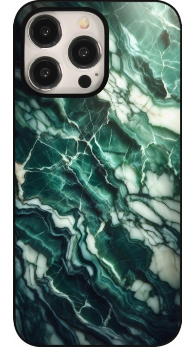 iPhone 15 Pro Max Case Hülle - Majestätischer grüner Marmor