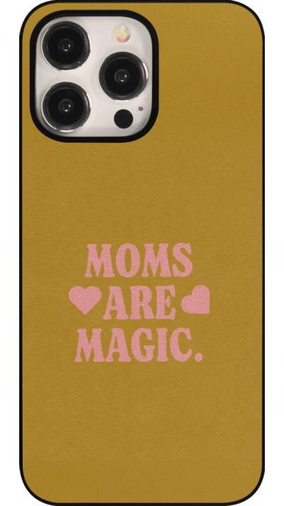 Coque iPhone 15 Pro Max - Mom 2026 Are Magic