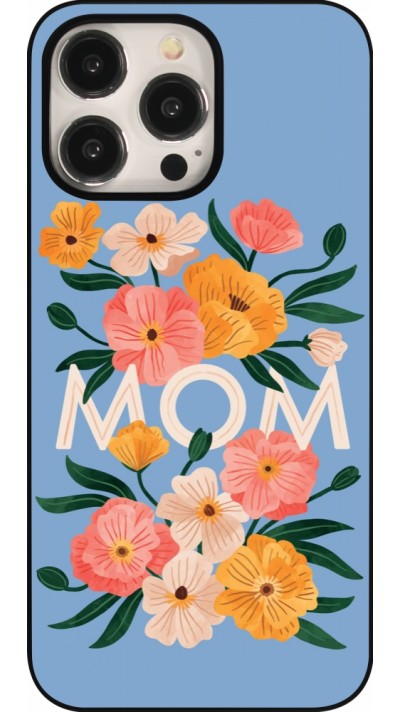Coque iPhone 15 Pro Max - Mom 2026 Flowers