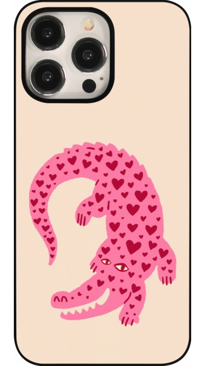 Coque iPhone 15 Pro Max - Pink crocodile 2026