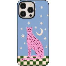 Coque iPhone 15 Pro Max - Pink leopard with stars 2026