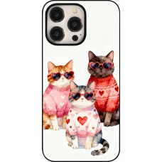 Coque iPhone 15 Pro Max - Saint Valentines Day 26 Cat Love