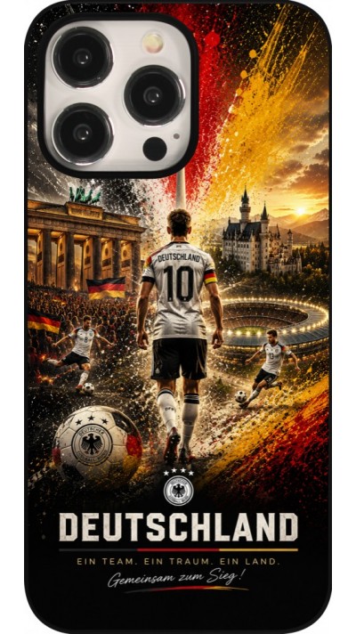 Coque iPhone 15 Pro Max - Football Allemagne splash 2026