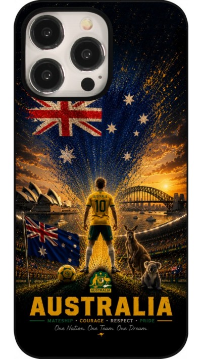 Coque iPhone 15 Pro Max - Football Australie splash 2026
