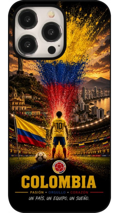 Coque iPhone 15 Pro Max - Football Colombie splash 2026