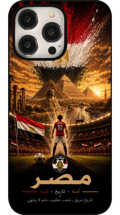 Coque iPhone 15 Pro Max - Football Égypte splash 2026