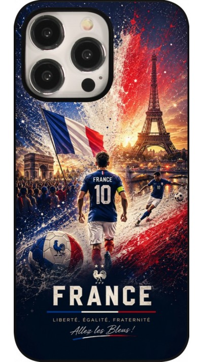 Coque iPhone 15 Pro Max - Football France splash 2026