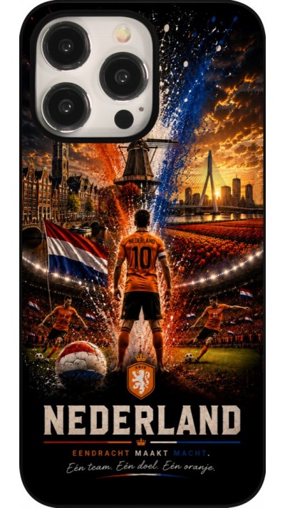 Coque iPhone 15 Pro Max - Football Pays-Bas splash 2026