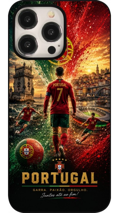 Coque iPhone 15 Pro Max - Football Portugal splash 2026