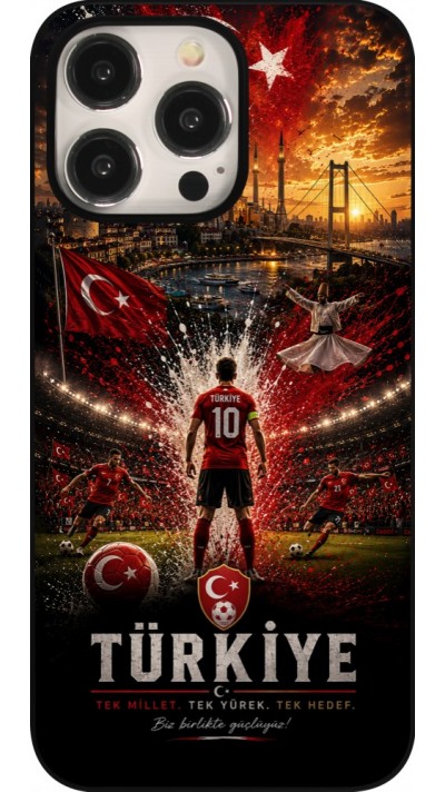 Coque iPhone 15 Pro Max - Football Turquie splash 2026