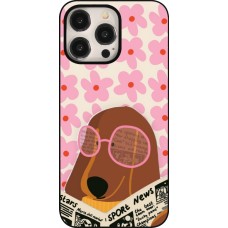 Coque iPhone 15 Pro Max - Dog with newspaper 2026