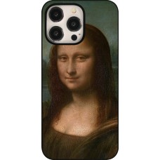 Coque iPhone 15 Pro Max - Tableau art - La Joconde - Léonard de Vinci