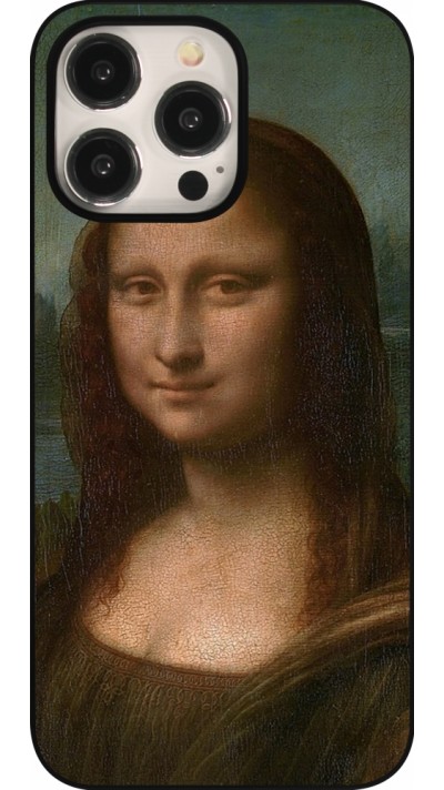 Coque iPhone 15 Pro Max - Tableau art - La Joconde - Léonard de Vinci