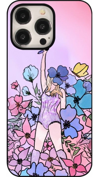 iPhone 15 Pro Max Case Hülle - Taylor Swift Sketch - Pink