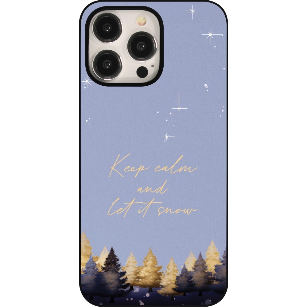 Coque iPhone 15 Pro Max - Winter 25 Winter illustration of trees