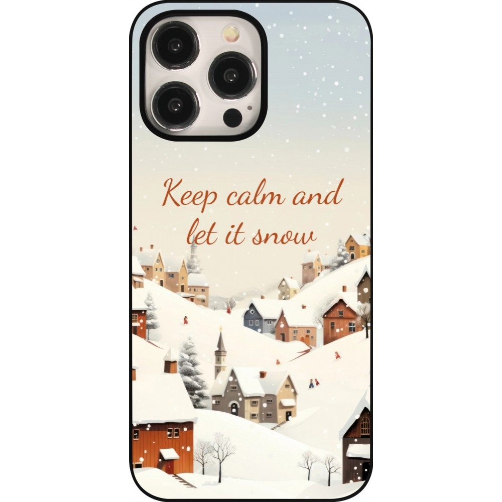 Coque iPhone 15 Pro Max - Winter 25 Winter Keep calm and let it snow