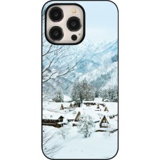 Coque iPhone 15 Pro Max - Winter 25 Winter snowy landscape