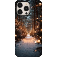 Coque iPhone 15 Pro Max - Winter 25 Winter snowy road