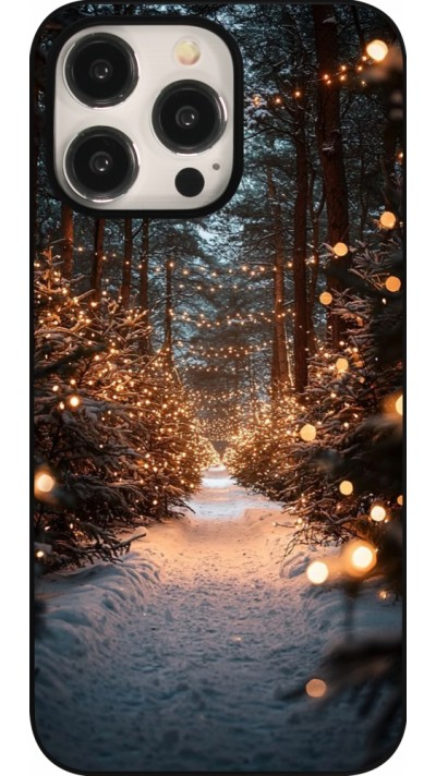 Coque iPhone 15 Pro Max - Winter 25 Winter snowy road
