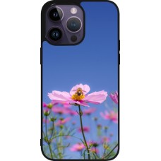 iPhone 15 Pro Max Case Hülle - Silikon schwarz Bee on a flower Spring 2026