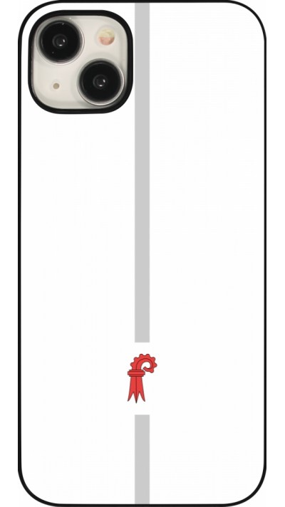iPhone 15 Plus Case Hülle - Kanton BL weiss