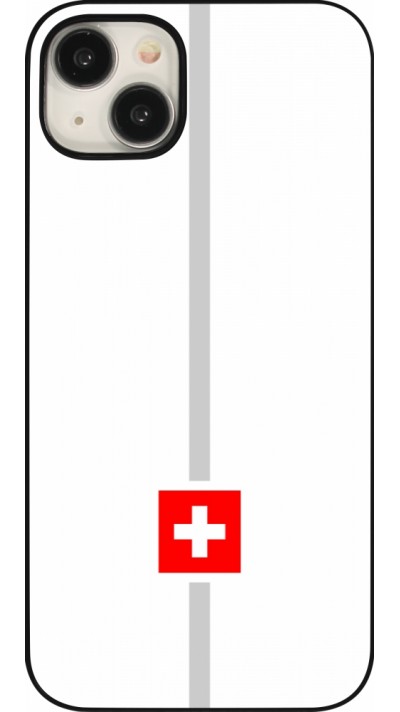 iPhone 15 Plus Case Hülle - Kanton CH weiss