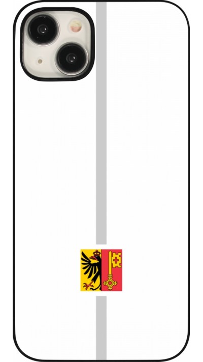iPhone 15 Plus Case Hülle - Kanton GE weiss