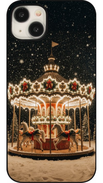 iPhone 15 Plus Case Hülle - Christmas 25 Carousel