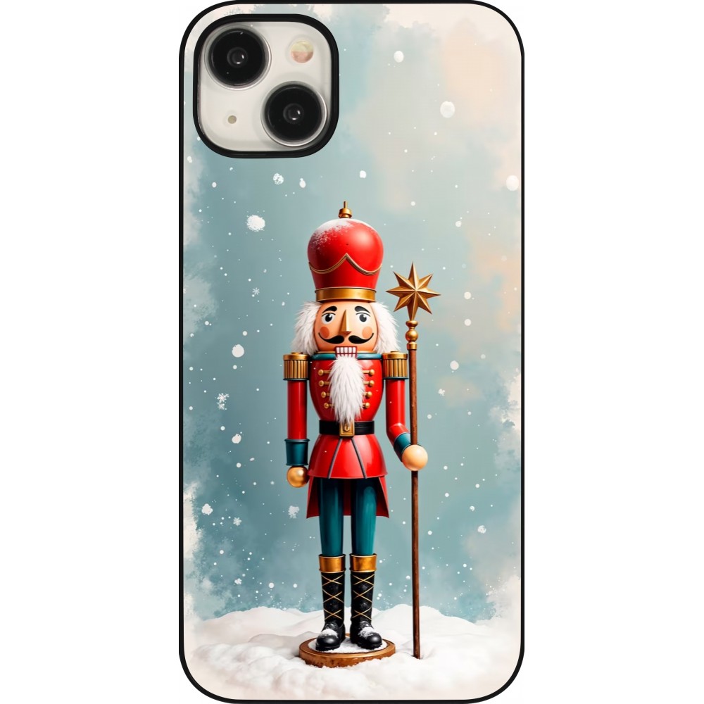 Coque iPhone 15 Plus - Christmas 25 Nutcracker Snow