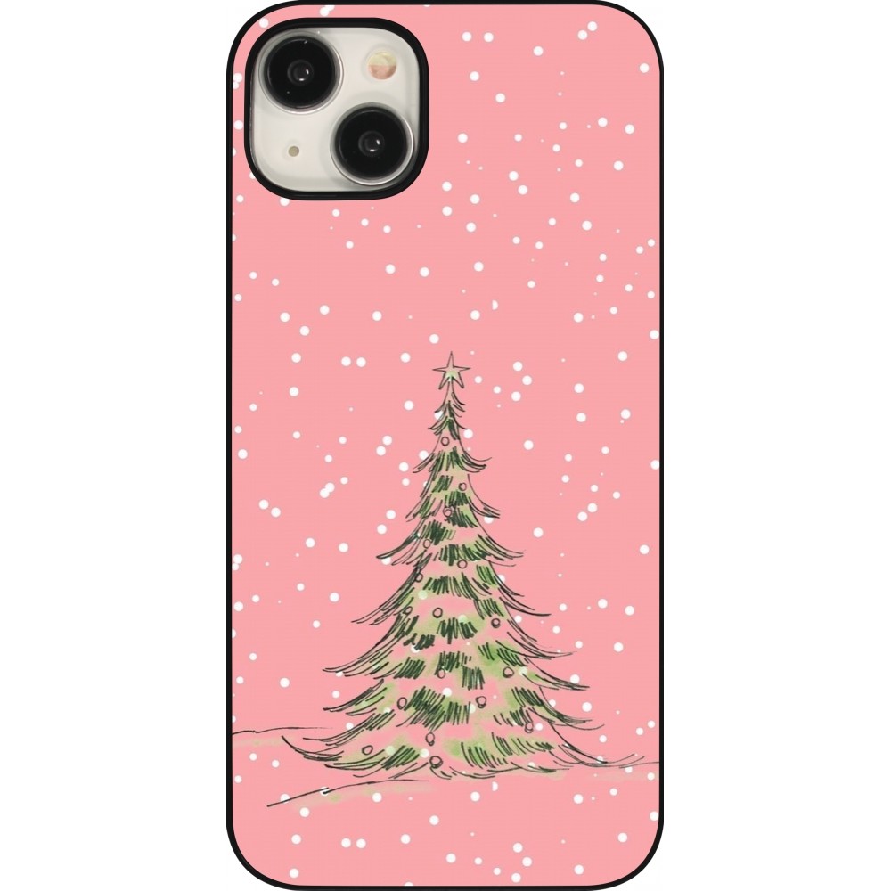 Coque iPhone 15 Plus - Christmas 25 Pink Tree