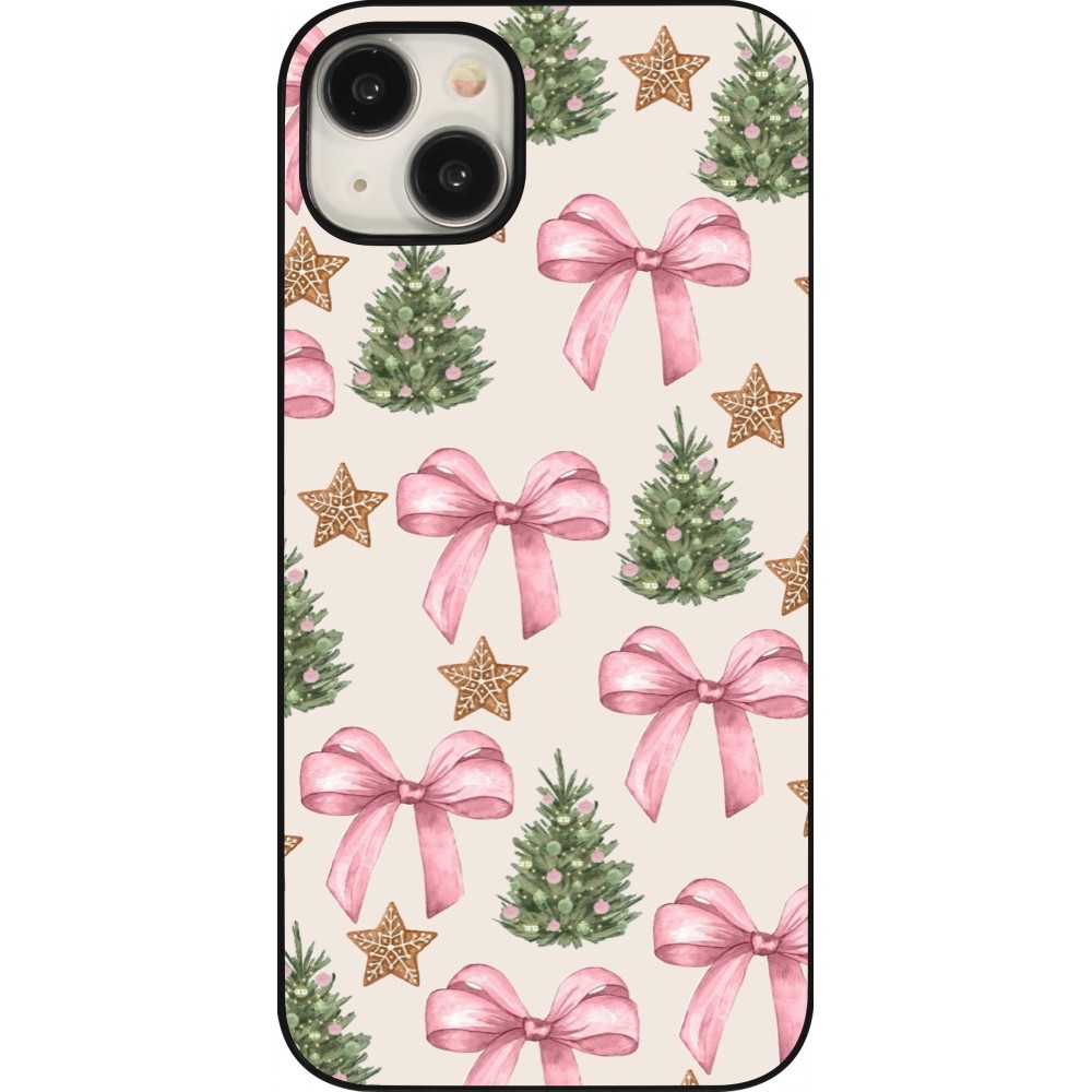 Coque iPhone 15 Plus - Christmas 25 Vintage Ribbons