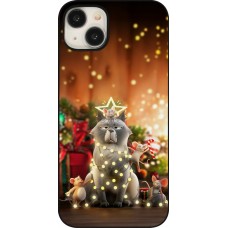 Coque iPhone 15 Plus - Christmas 25 Xmas Cat